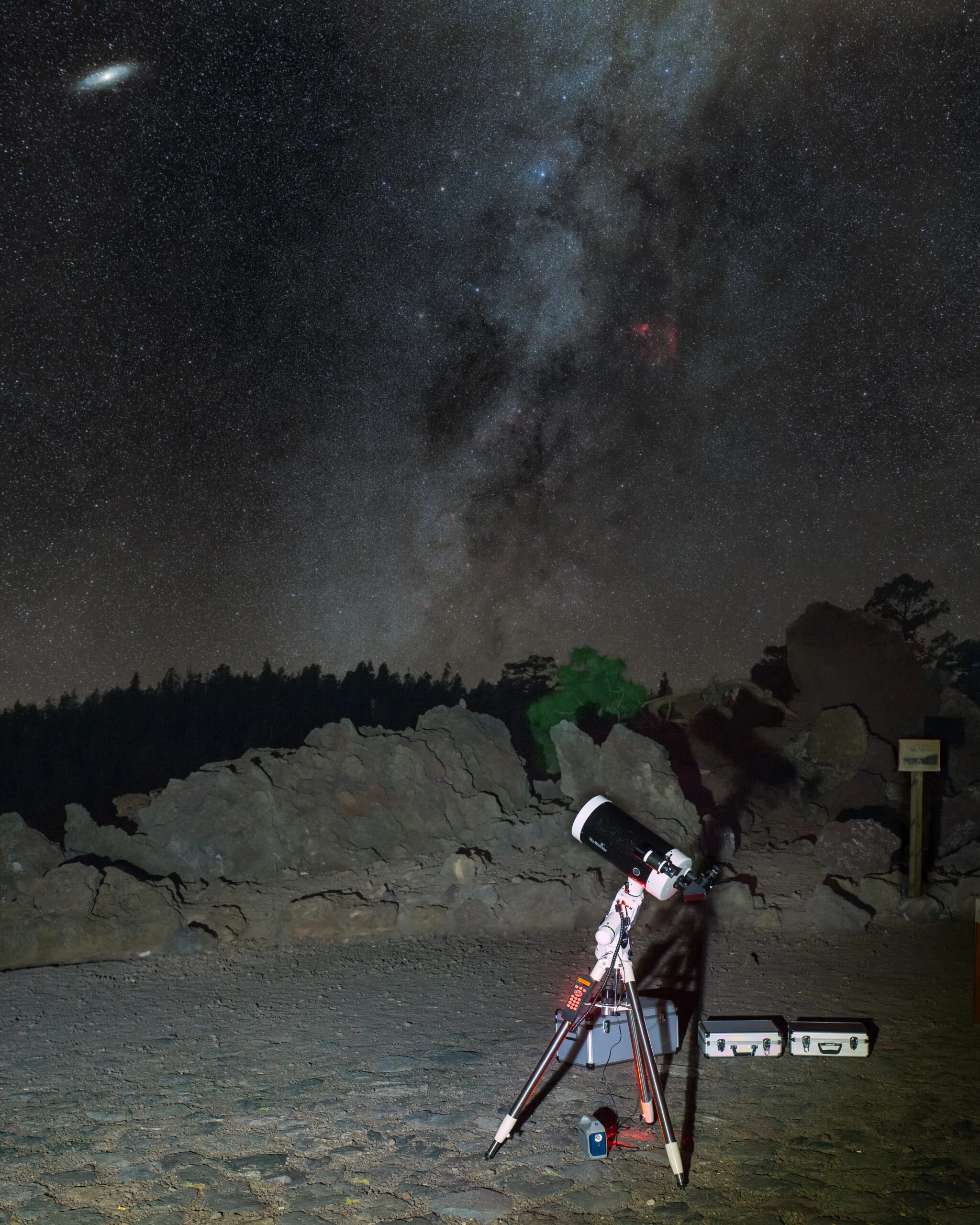 Star Observation with Guide in Polish