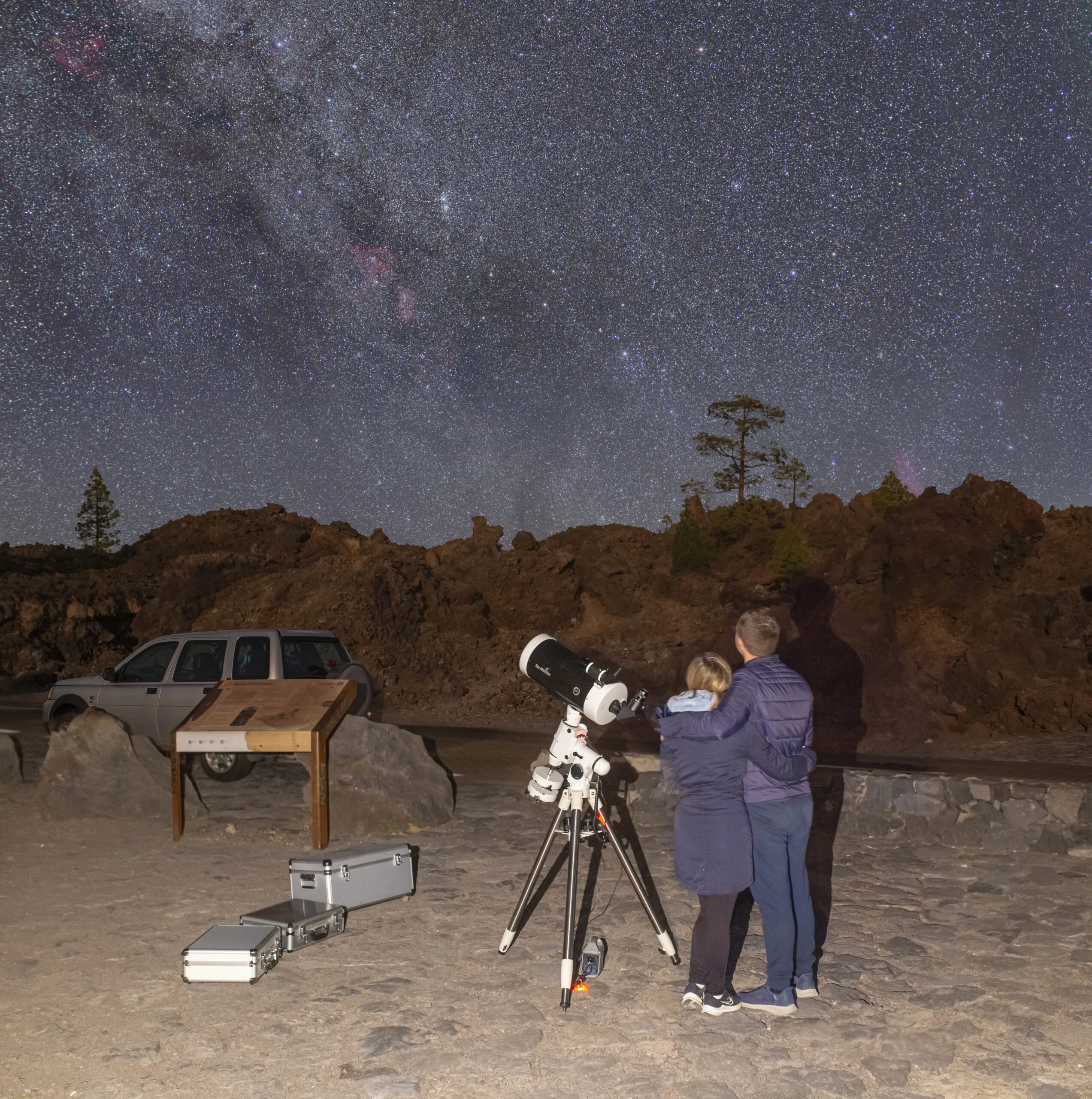 Star Observation with Guide in Polish