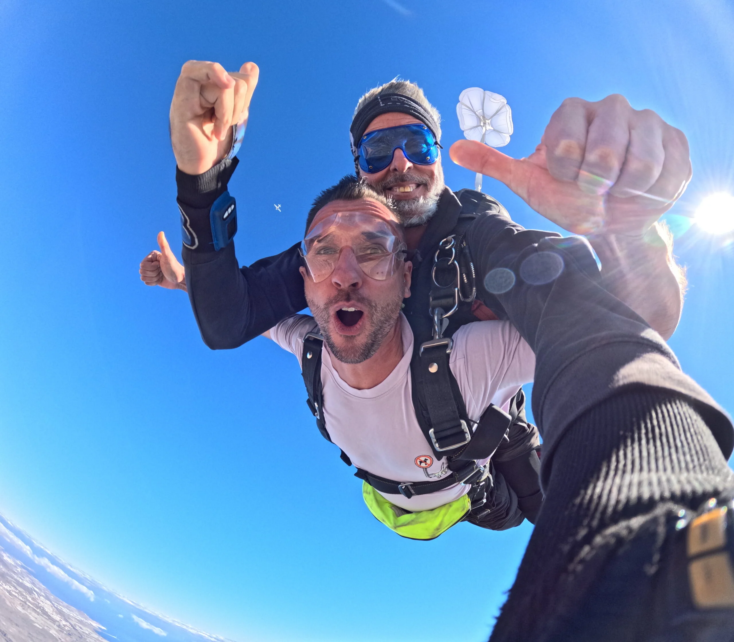 Salto en paracaídas en tándem en Gran Canaria