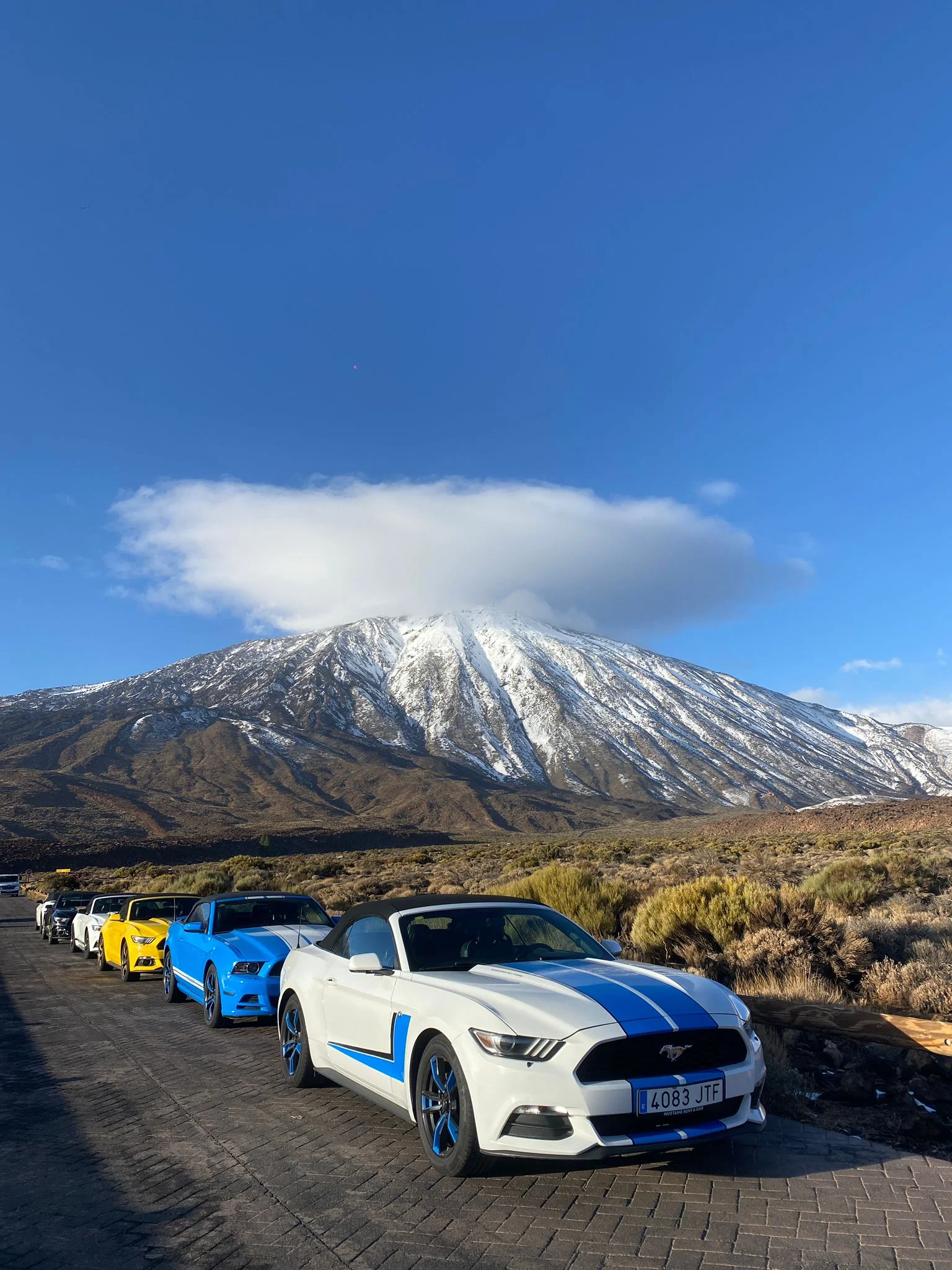 Sunset Tour on Teide – Convertible Mustang