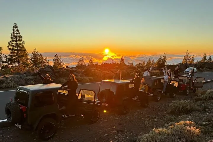 Jeep Wrangler excursion to Teide at sunset