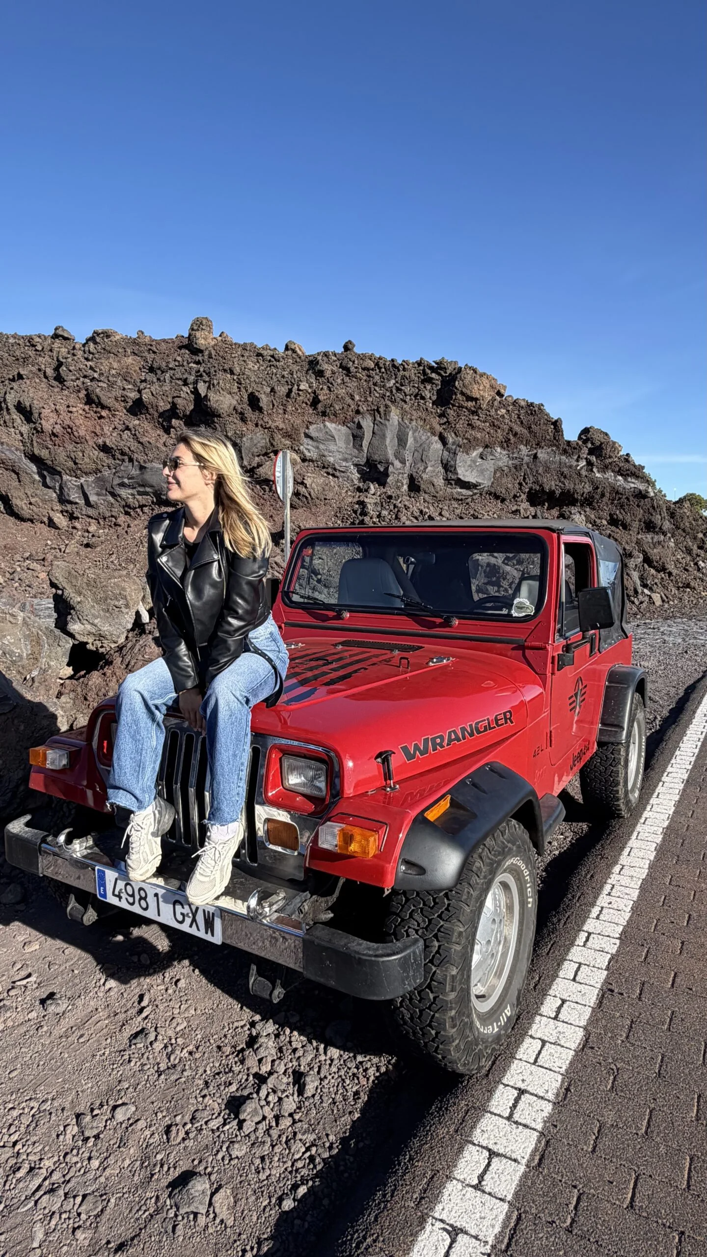 Jeep Wrangler excursion to Teide at sunset