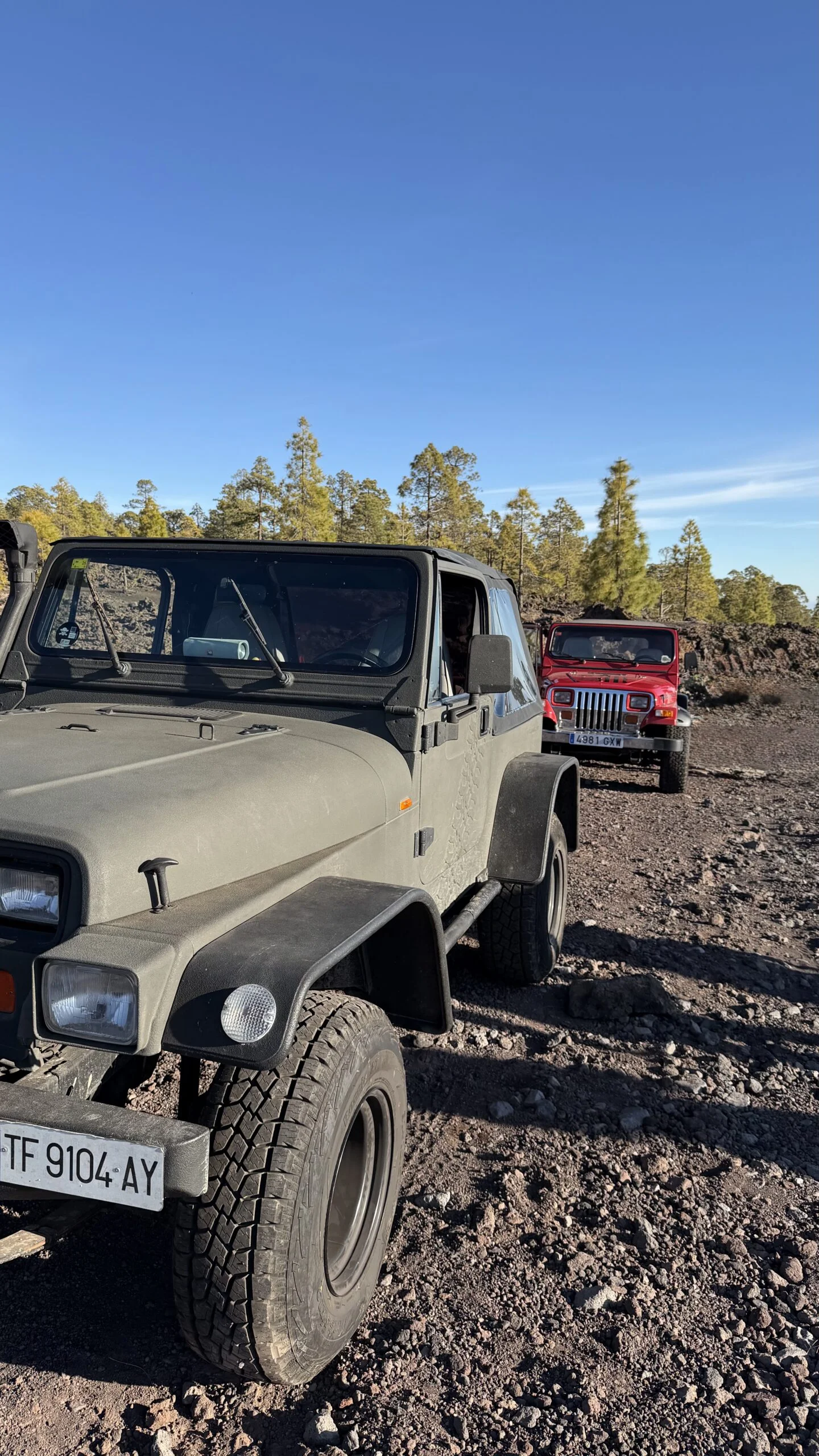 Jeep Wrangler excursion to Teide at sunset